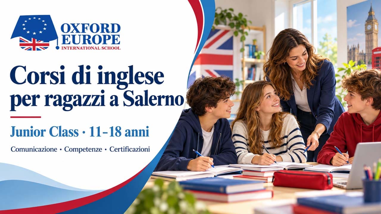 Corsi di inglese per ragazzi a Salerno